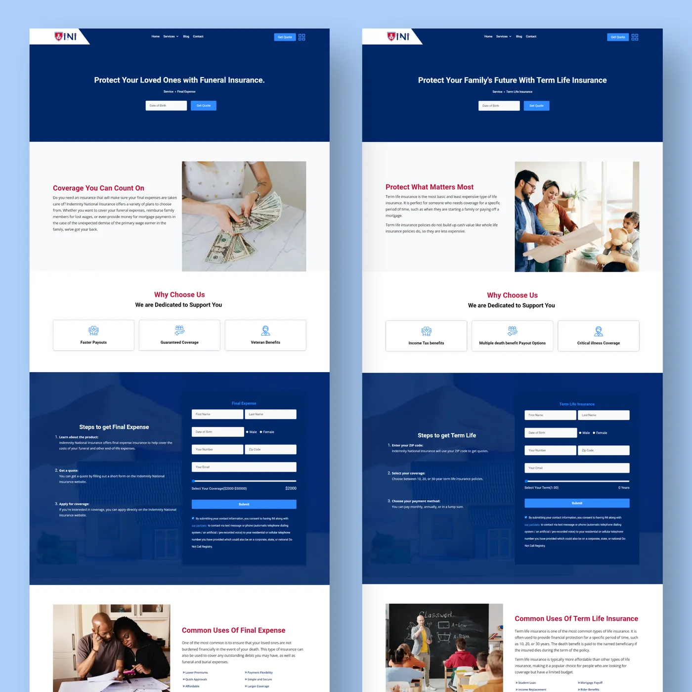 INI Website screenshot 4