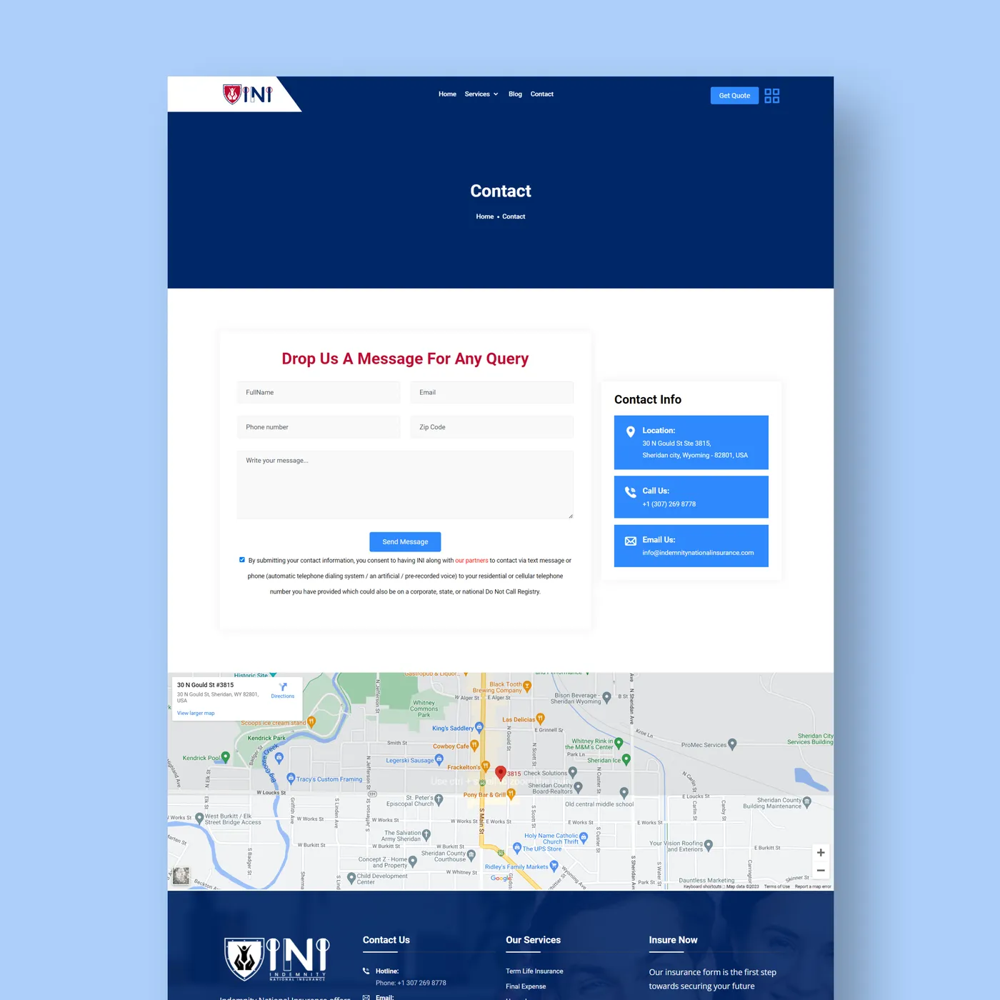 INI Website screenshot 6